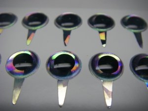 Funky 3D Epoxy Tab Eyes Mirage-Shimmer