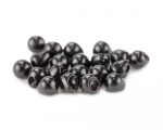 Tungsten Off Center Beads, black