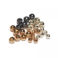 Tungsten-Perlen geschlitzt, black nickel